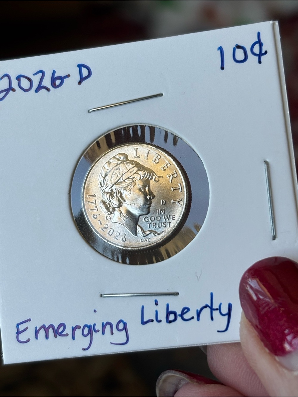 2026-D Emerging Liberty Dime - BU#3